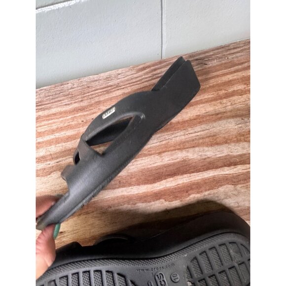 Black Crocs Womens Slip-On Sandals W10 Lightweight & Comfortable - Picture 9 of 10